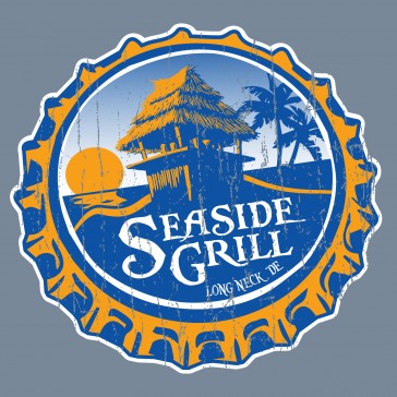 Seaside Tiki Hut Bottle Cap